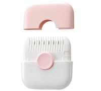 Split Ends Hair Trimmer for Women 2 in 1 Mini Portable Cute Hair Brush Detachable Dustproof Knob Adjustable Stainless Steel Slicer Hair Clipper, Type 1, Split Ends Hair Trimmer