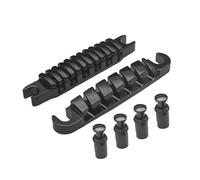 Split Guitar Bridge Tailpiece Replacement Top Hanging String Individual Saddles Zincs Alloy Split Enduring Electric