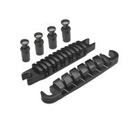 Split Guitar Bridge Tailpiece Replacement Top Hanging String Individual Saddles Zincs Alloy Split Guitar Bridge Enduring