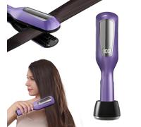 Split Hair Remover, Cordless Portable Mini Hair Repair Tool with Negative Ion Caring, LED Power Display Broken Hair Removal Tool for Hair Clipping (Purple)