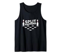 Split Happens Bowling Alley Bowling Alley Tank Top