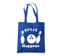 Split Happens Bowling Lane Tote Shopping Bag 10 Litres Capacity 42 x 38cm