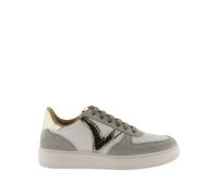 Split leather Trainers metallic effect woman Victoria Madrid Vert 39