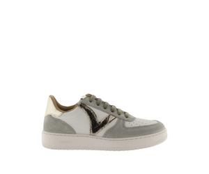 Split leather Trainers metallic effect woman Victoria Madrid Vert 39