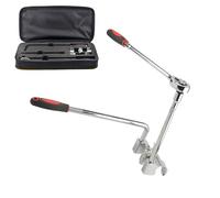 Split Manual Cable Bending Tool Kit, Portable Ratchet Wrench Ground Wire Bender for 10KV 35-240mm² Cables, Handheld Cable Wire Tube Bender with Toolbox, for Metal Wires Cables