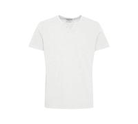 Split neck T-shirt Blend Aston Regular fit Blanc 3XL