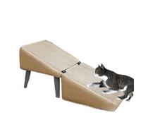 Split Ottoman Dog Ramp, 2-in-1 Folding Pet Stairs & Ottoman For Couch, Multifunctional Non-Slip Dog Stairs, Anti-Slip Kitten Puppy Ladder, Portable Pet Stair For Bed Sofa Car