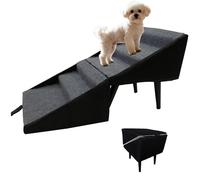 Split Ottoman Dog Ramp - Foldable Dog Steps, Pet Ramps For Dogs Multifunctional Non-Slip Do-g Stairs For Beds Couches, Do-g slo-pe Stairs For Small Dogs, Cats