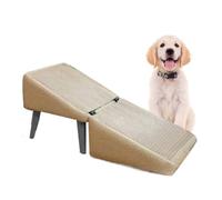 Split Ottoman Dog Ramp, Non Slip Surfaces Design, Foldable Cat Ladder Pet Steps, Multifunctional Lightweight Portable Pet Stair, Wooden Removable Folding Chair Pouffe Footstool Padded Seat