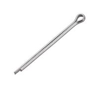 Split Pin Fastener Clips,R Clips Split Pins,Split Cotter Pin,Clevis Pins 15Pcs Split Cotter Pin 3mm x 45mm 304 Stainless Steel 2-Prongs Silver Tone for Home DIY Application(120mm)