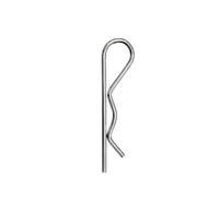 Split Pin R Shaped Retaining Clip Durable Spring Hitch Cotter, Secure Shaft Retaining Beta Pin for Trailer Farm Trucks Cars Tractor Mower Campers Lawn Garden (Stainless Steel, M5 x 100mm - Pack 5)
