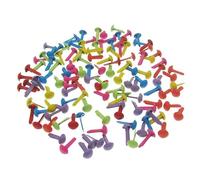 Split Pins,100 PCS Pastel Metal Split Pins Multicolor Mini Brads Round Brads Metal Paper Fasteners for DIY Crafts Projects Scrapbooking Office