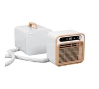 Split Portable Air Conditioner, Quiet Camping AC Unit with WiFi & Remote Control, 12H Timer, 130m³/h Airflow, Lightweight No Hose Air Cooler for Tent, RV, Truck, Caravan & Bed 2-meter connecting pipe