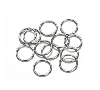 Split Rings 200pcs Stainless Steel Open Jump Rings Pendant Connectors, 3-15mm Dia Jewelry Making Link Loop(5x0.8mm)