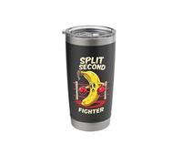 Split Second Fighter Muay Thai MMA Boxing Banana Stainless Steel Insulated Tumbler