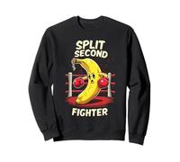 Split Second Fighter Muay Thai MMA Boxing Banana Sweatshirt