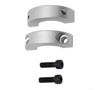 Split Shaft Clamp Collar, 45mm/50mm/55mm/60mm Split Axle Collar Clamp, Aluminium Alloy Clamping Ring, Double Split Clamp-On Shaft Collars(55mm)