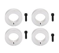 Split Shaft Collar 1in Bore | Aluminum Alloy Clamping Collar for Shaft Fixing/Linear Motion Stop/Drill Bit | 4Pcs Screw Collar Kit 25mm Diameter