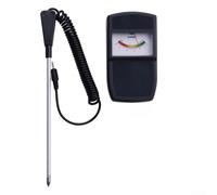 Split Soil pH Meter for Plants & Flowers - 2.5-9 pH Range, ±0.5 pH Accuracy, No Battery Required, Plastic Body, 16 cm Probe, Indoor/Outdoor Use