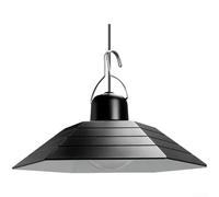 Split Solar Pendant Light with Remote, IP55 Waterproof LED Outdoor Garden Lamp, Auto On/Off for Patio Camping Wall Decor(A)