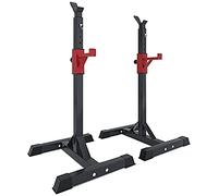 Split Stands Piece Exercise Fitness Equipment,Adjustable Squat Stand Rack,Dumbbell Rack Barbell Holder Bench Press Rack,Multi-Function Dipping Station,Max Load 260Kg