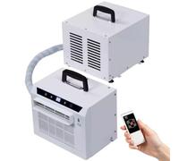 Split System Air Conditioner 360W, 3000 BTU Tent Air Cooler with Remote, Portable AC Unit for Home, Office, Camping