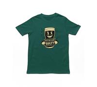 Split The G Club Guilty T-Shirt | Funny Men's Novelty Beer Top, Birthday Gifts for Him, Stout Gift Dark Green / 2XL
