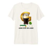 Split The G Legend Status 50% Loaded St Paddy's Day Shamrock Premium T-Shirt