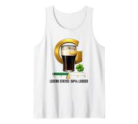 Split The G Legend Status 50% Loaded St Paddy's Day Shamrock Tank Top