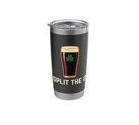 Split The G Tee St Patricks Day Irish Beer Ireland Graphic Stainless Steel Insulated Tumbler