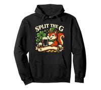 Split The G Tee St Patricks Day Irish Beer Ireland Squirrel Pullover Hoodie