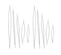 Split Tip Beading Needle Set for Jewelry Making Practical High Carbon Steel Wire Crafting Tools Beading Supplies Split Eye Beading Needle