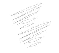Split Tip Beading Needle Set for Jewelry Making Practical High Carbon Steel Wire Crafting Tools Beading Supplies Professional Jewelry Crafting Needle