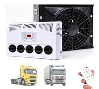 Split Truck Cab Air Conditioner, 12V/24V DC Powered Parking AC for Semi-Truck RV, Quiet Efficient Cooling for Long Haul