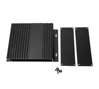 Split Type Aluminum Cooling Enclosure, Electronic DIY Project Box, Heat Dissipating 6063 - T5 Aluminum Case with Sandblasted Finish for Vehicle Controller Circuit Board