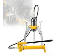 Split Type Hydraulic Gear Puller, 2 Jaw 3 Jaw Combo Bearing Puller Set with Manual Pump & Long Hose, Separate Hydraulic Puller for Bearing Gear Hub Removal