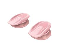 Split-Type Waist Twisting Disc Non-Slip Double Step Twist Waist Plate 200KG Load Capacity Aerobic Twisting Stepper Home Indoor Training Sports Equipment (Pink)