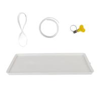 Split Unit AC Drip Pan, Air Conditioner Condensate Drain Pan, PP5 Plastic Drain Fitting Kit for Window Air Conditioners, HVACS Systems, Evaporator Coils