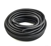 Split Wire Conduit Tubing 98ft 12 inch with Ribbed Flexible Design and Wave Structure for Cable Protection Against Abrasion and Crushing