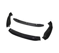 Splitter 4Pcs Glossy Black Carbon Fiber For BMW For X6 F16 Sport M50i M50d 2014-2019 Front Bumper Splitter Lip Spoiler Look Body Kit Front Spoiler