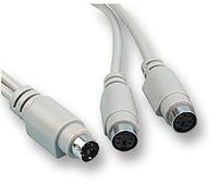 SPLITTER CABLE, PS2, 0.25M EX-099 (PRO SIGNAL) Qty X 1