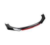 Splitter Car Front Bumper Lip Body Kit Splitter Spoiler Diffuser Protector Trim Air Dam Blue Tongue For LEXUS IS250 /300/350 Diffuser(Gloss Black and Red)