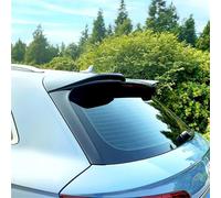 Splitter Car Rear Roof Extension Spoiler Wing Tail ABT Style ABS Gloss Black For Q5 SQ5 2018 2019 2020 2021 2022 2023 2024 For S-Line MK2 Car Rear Spoiler(Carbon Fiber)