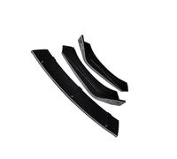 Splitter Carbon Surface Chin Shovel For Peugeot 508 2012 2011-2022 Front Bumper Spoiler Protector Plate Lip Type Body Kit POMPOMPUR(Gloss Black)