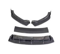 Splitter Diffuser Body Kit Spoiler Bumper Guard Protector Auto Accessories High-Performance ABS Front Bumper Lip Splitter Kit Compatible for Audi A3/S3 2016-2019(Glossy Black)