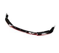Splitter Diffuser For Civic Sedan 2019 20 21 Front Bumper Splitter Lip Diffuser Spoiler Skirt Body Kit(Gloss black red line)