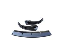 Splitter Diffuser Trim BodyKit Accessories For Tesla For Model 3/Y 2017-2023 3Pcs Front Bumper Lip Spoiler Glossy Black Carbon Fiber(For Y Carbon Black)