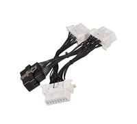 Splitter Extension Y Cable 1 To 3 Female 16 Pin Diagnostic Connector Wire Harness