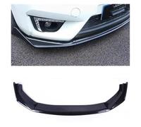 Splitter For Fit For Jazz 2014 2015 2016 2017 2018 2019 2020 Front Bumper Splitter Lip Diffuser Spoiler Skirt Body Kit Decorative Strip Shovel Diffuser(14-17carbon surface)