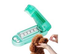 Splitter for Tablets - Precision Stainless Steel for Small Pills, Medicine | for Pets and People, Easy to Use Tablet Cutting Tool, Compact Portable Case